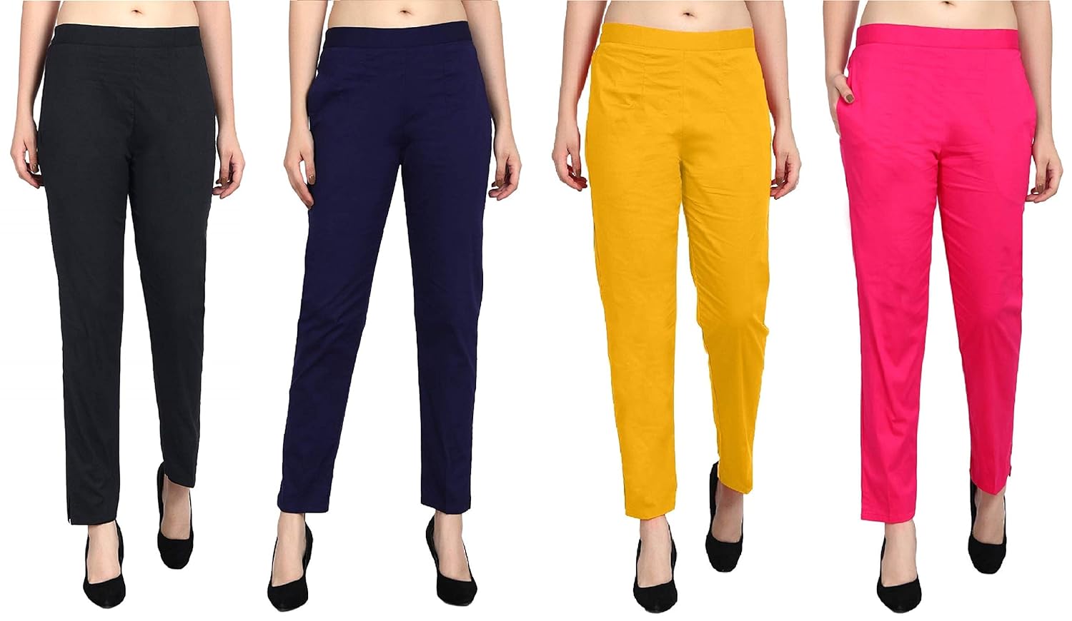 Women Formal multi Colours Trousers